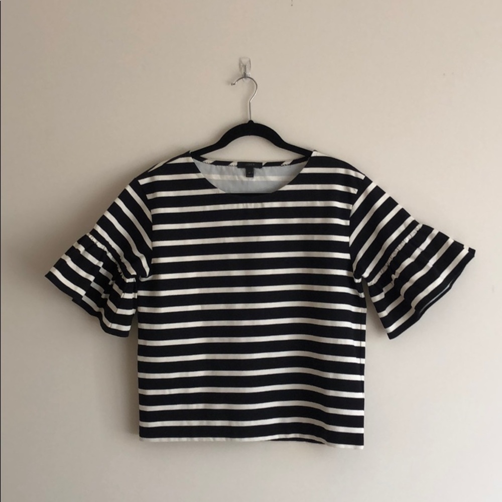 Striped J. Crew top